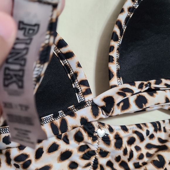 Victoria Secret Pink leopard bikini top - Picture 4 of 11